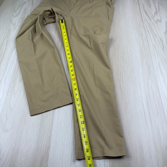 Bluffworks Ascender Mens Khaki Flat Front Tailored Fit Chino Pants Size 32x32 - Picture 11 of 11